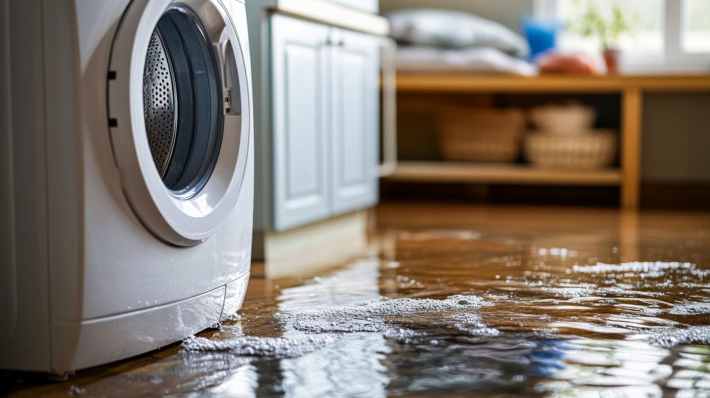 washer flooded floor